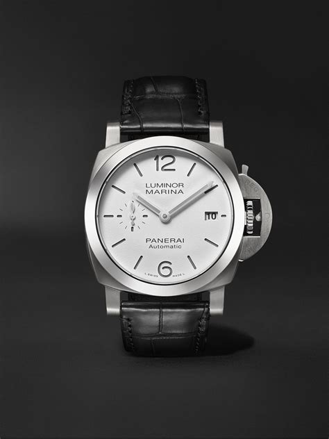 panerai luminor 40mm white|luminor marina panerai price.